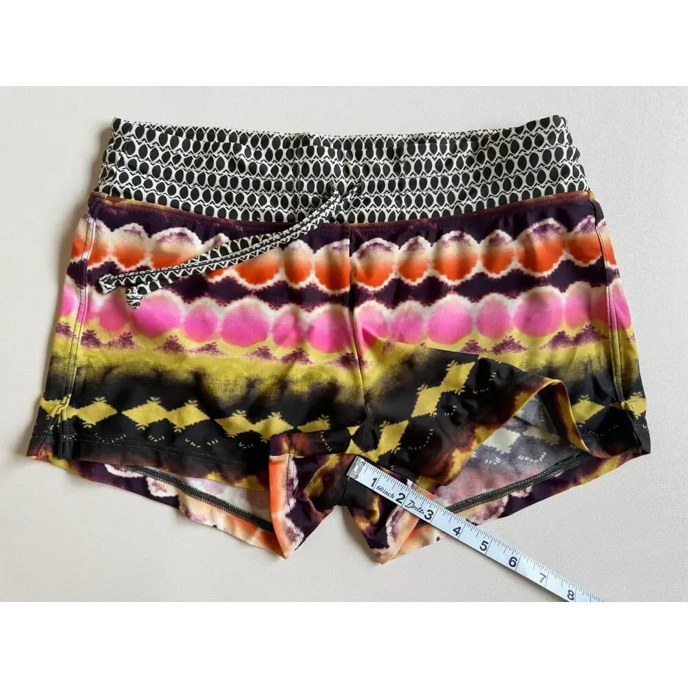 Athleta Women's Multicolor Active Swim/Running Shorts Size S